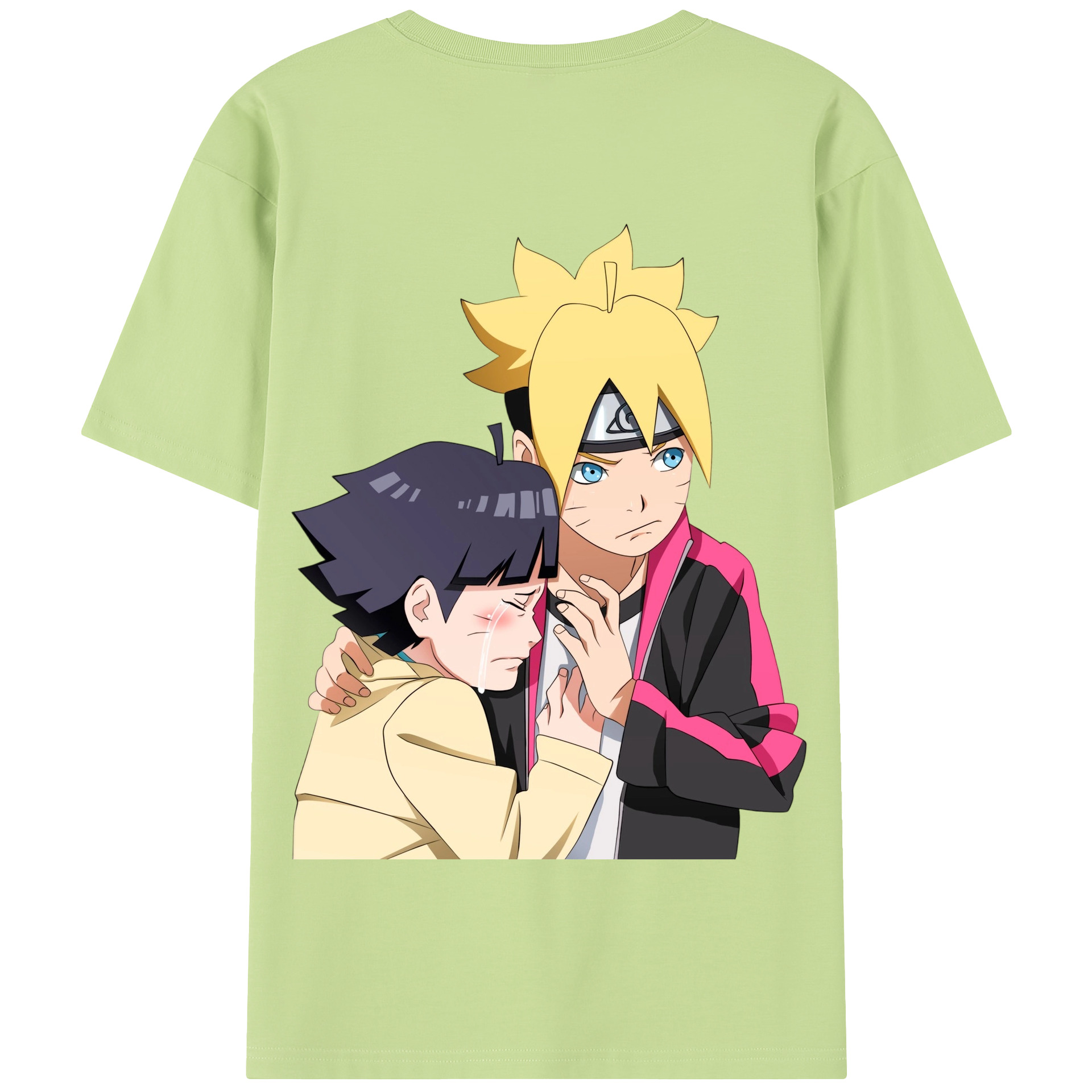 （画像用） NARUTO -ナルト- うずまき ボルト Uzumaki Boruto 綿100％半袖Tシャツ（背面プリント）